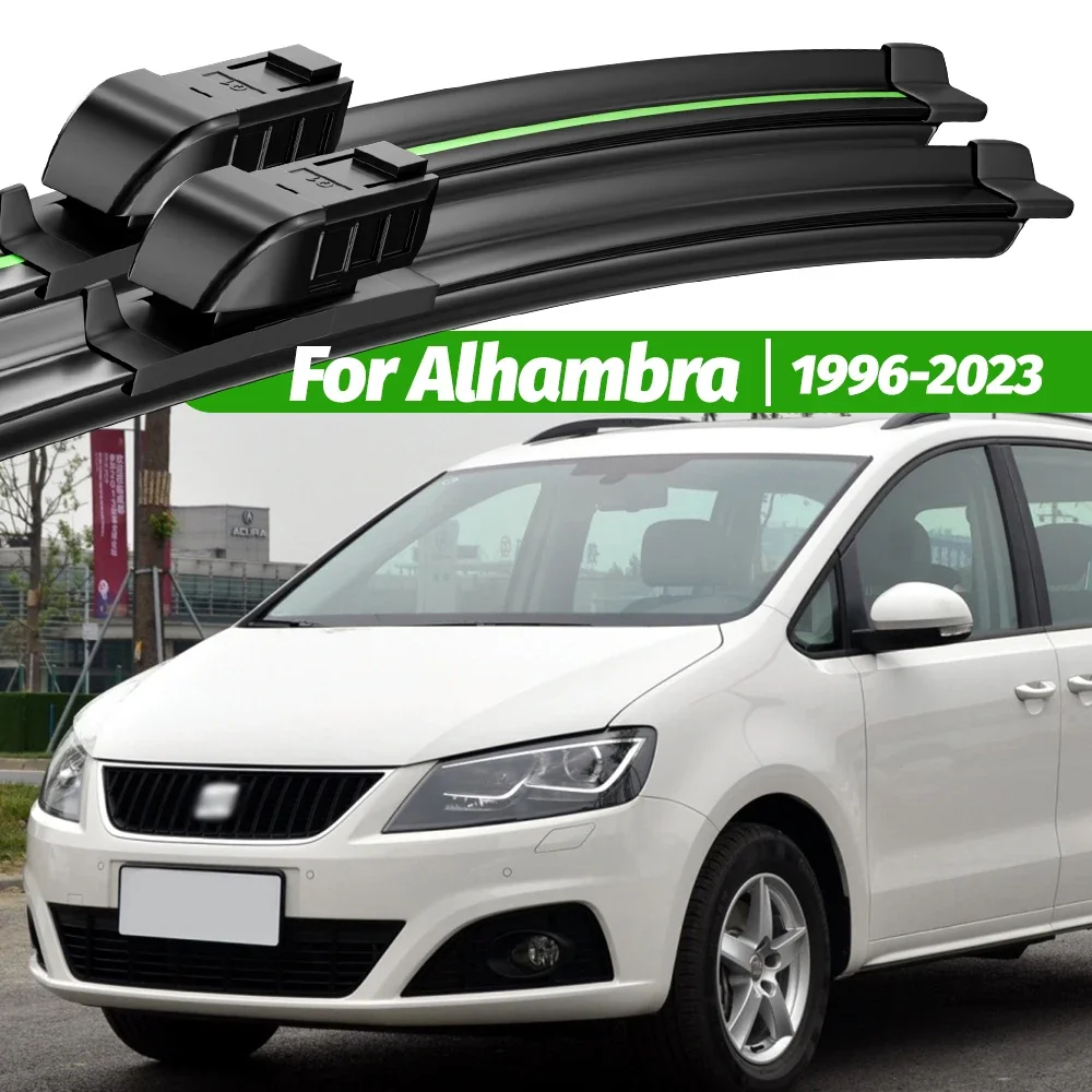 

For Seat Alhambra 7M 7N 1996-2023 2pcs Front Windshield Wiper Blades 2004 2005 2008 2010 2012 2019 Windscreen Window Accessories