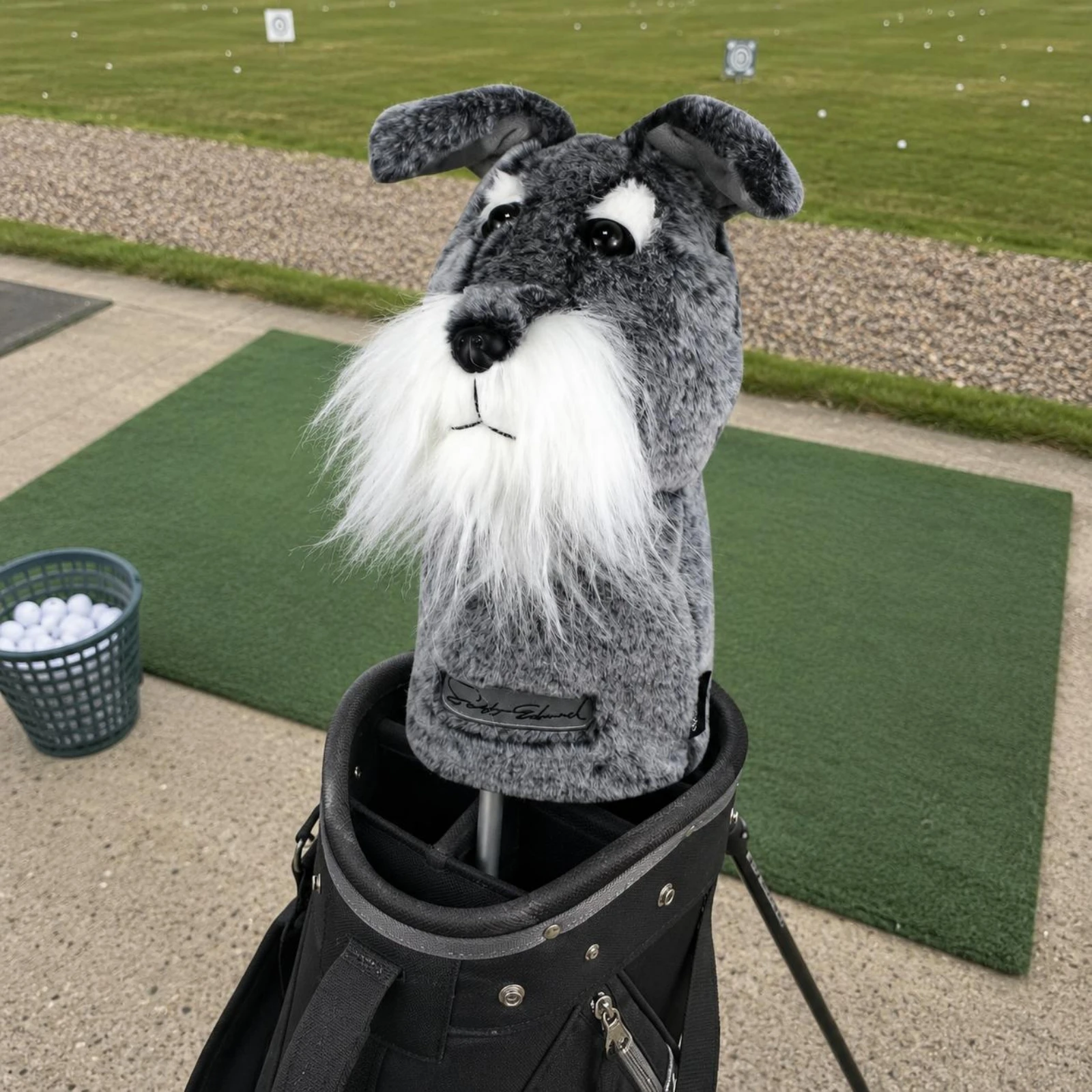 Golf Driver Headcover Shielded Sock-Design Driver Cover Soft Golf Headcover Soft Sports Accessory Extended Shaft
