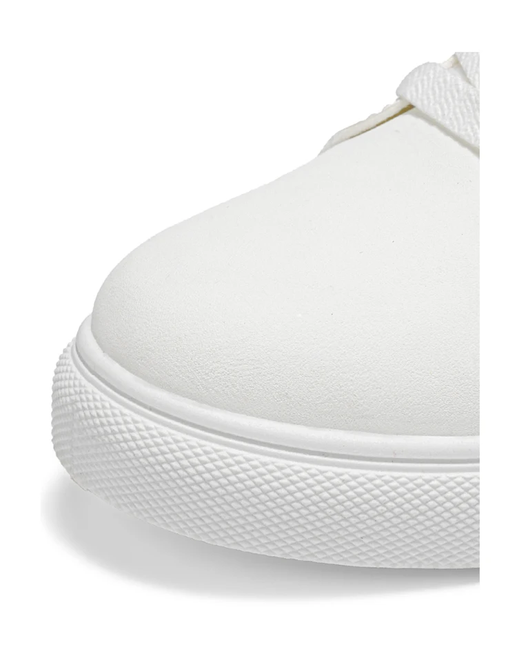 Klassische Herren-Schnürschuhe aus Leder mit Plateau-Sohle, Komfortable Rutschfeste Niedrige Skate-Sneaker für Stadt, Büro und Alltag – Detail 3