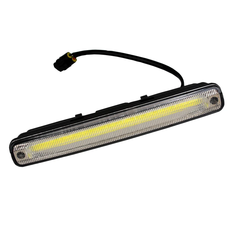 2Pcs/Set DRL External Light 100% Waterproof COB Fog Driving Day Lamp with On/Off Fucnction Daytime Running Lights