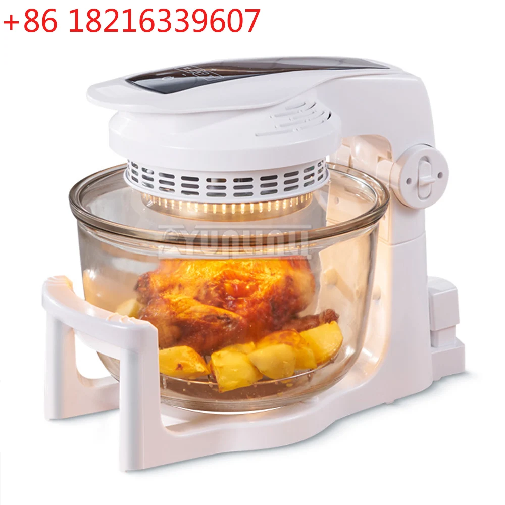 10L Air Fryer Visible Household Glass Friteuse A Air Chaud Large Capacity Multifunctiona Electric Olla Freidora De Aire