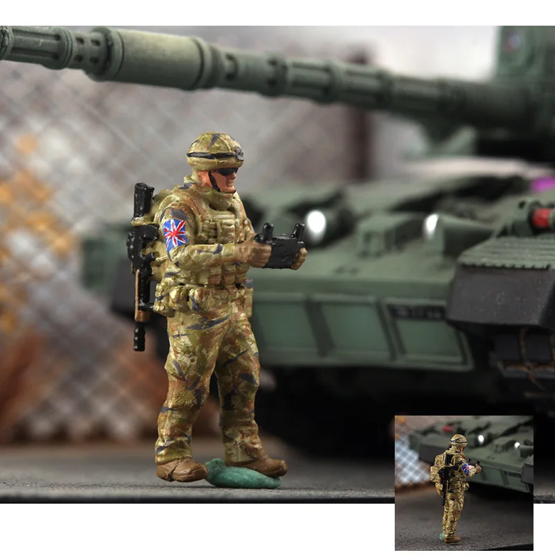 

1:72 Scale Resin Modern Modern British Drone Operator 1-member Group Scene Accessory Model Adult Toy Classic Gift Static Display