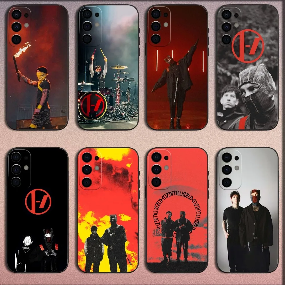 MUSIC Twenty One P-Pilots Phone Case For Samsung S25,S24,S21,S22,S23,S30,Ultra,S20,Plus,Fe,Lite,Note,10,9,5G Black Soft Cover