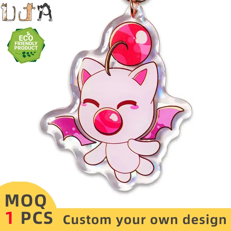 UJA CNC Diamond Cut Costum Keychain Airtag Dog Multitool Acrylic Pencil Mini Power Bank Engrave Keycaps Keychains Epoxy Charms