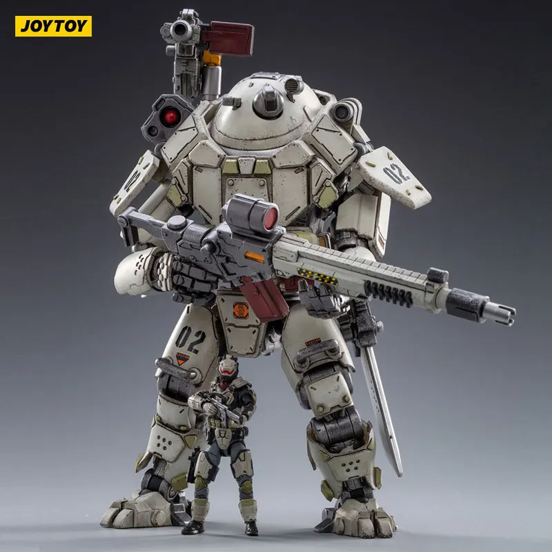 [W magazynie] JOYTOY 1/25 Action Robot nowy żelazny niszczyciel 02-taktyczny Mecha Model kolekcjonerski darmowa wysyłka