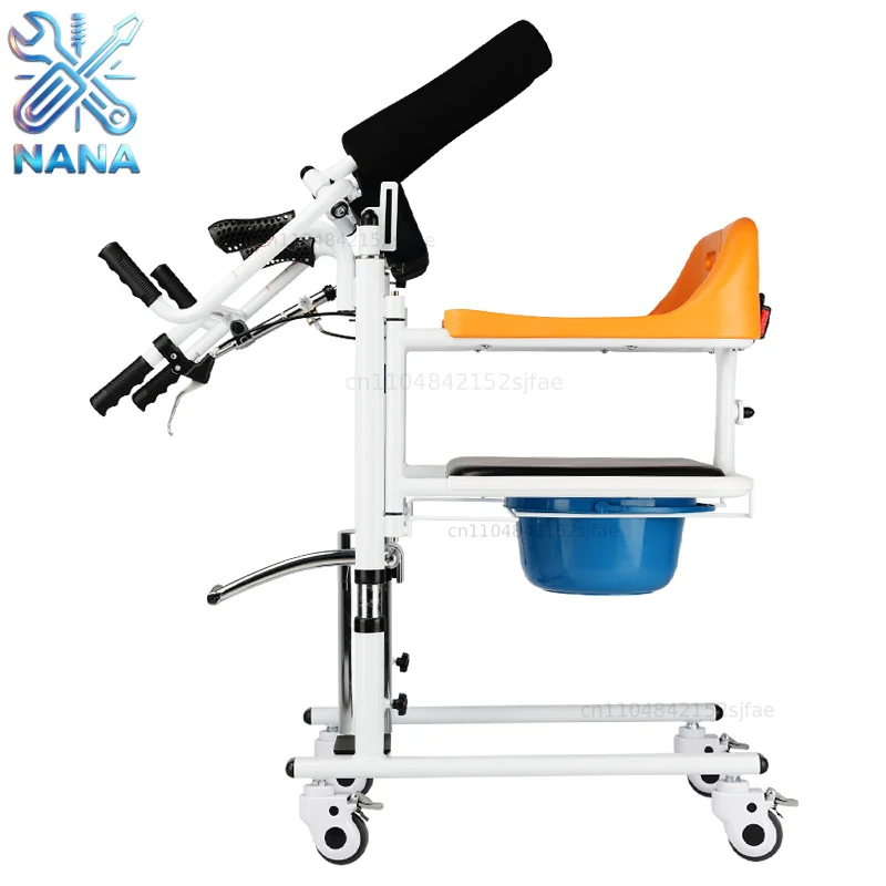 Hydraulic Imove Patient Transfer Chair With Commode Lifting Chair For Elderly Moving Bathroom Safety Equipment