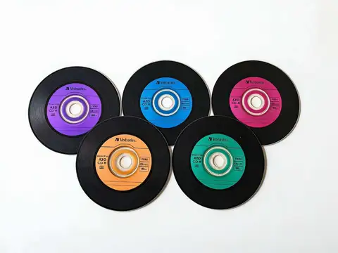 Digital Vinyl AZO CD-R Disc Blank Blue CD Disk Azo CDR Music CD