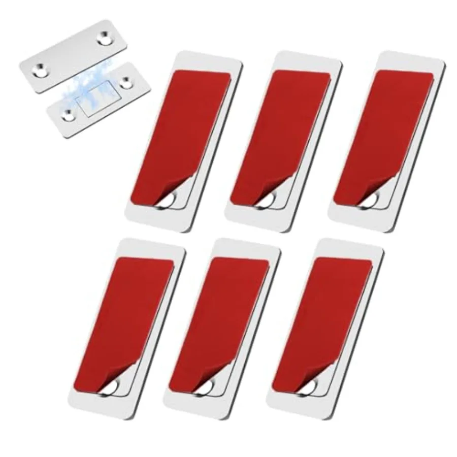 

Quiet Magnetic Door Catch, Using Noise Free, Magnetic Cabinet Door Catch Quiet, Quiet Magnetic Catch for Sliding Door, Punch-Fr