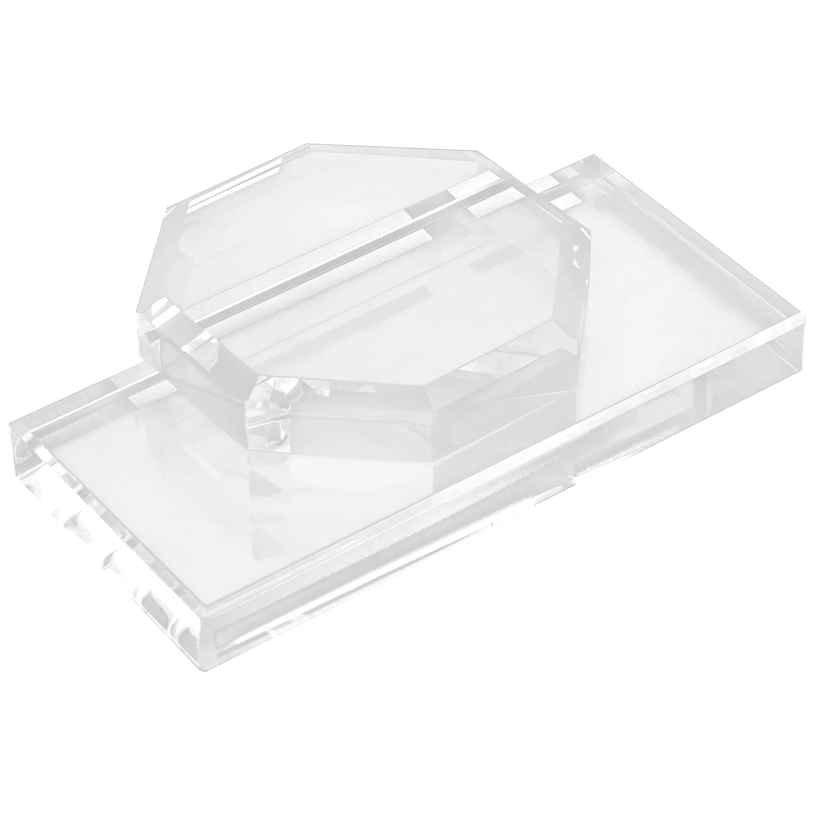 

2Pcs Eyelash Extension Glass Palettes Reusable Lash Storage Plates Lash Pads for Professional Salon Personal Use