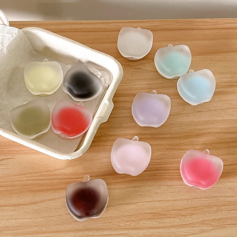 

Прозрачная ручка для телефона в форме яблока с фруктами, кронштейн для тока, поддержка мобильного телефона Griptok, настольная подставка для пальцев, складной держатель для мобильного телефона