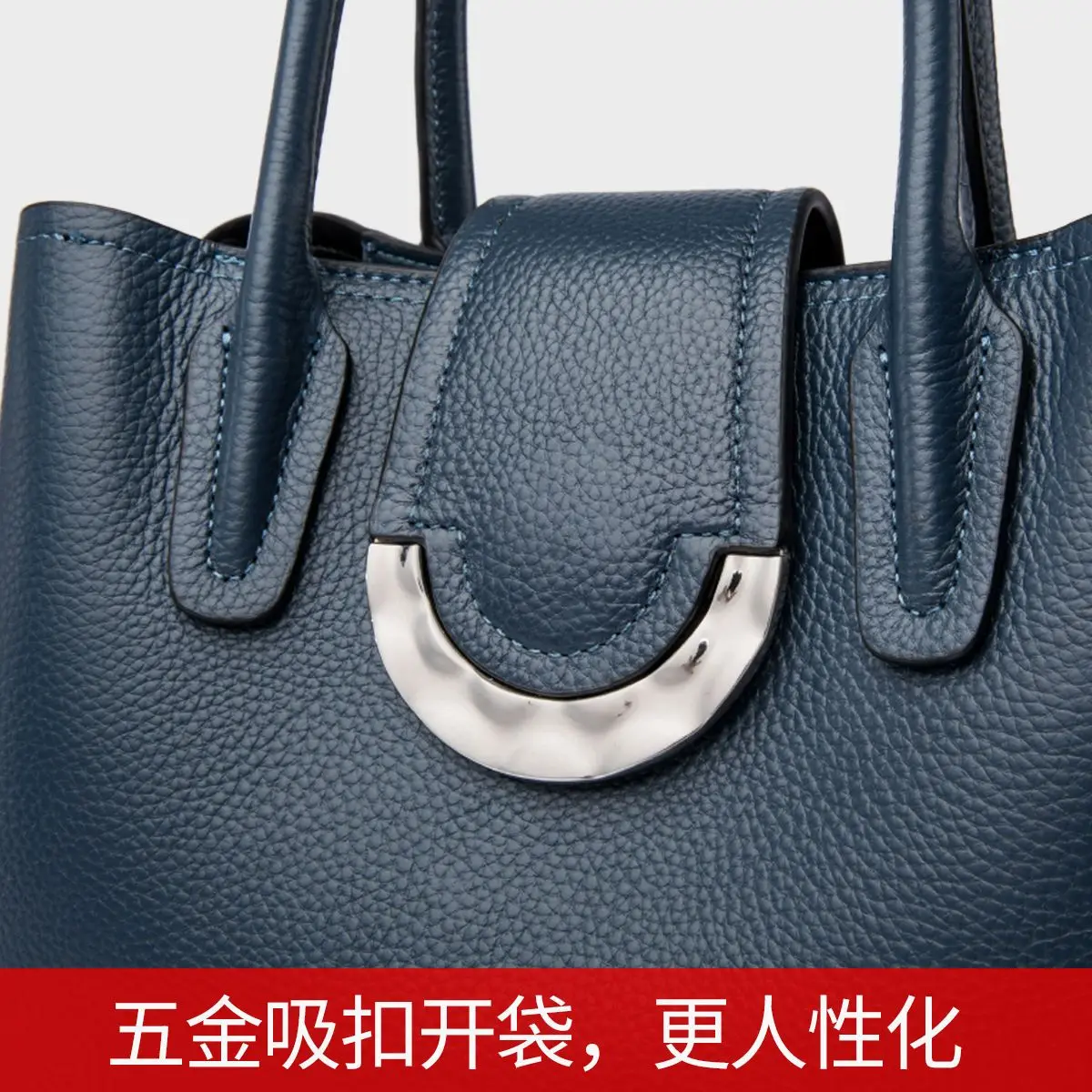 2023 New Genuine Cowhide High Grade High Capacity Handbag For Women Leisure Fashion Simple One Shoulder Crossbody Bag For Women