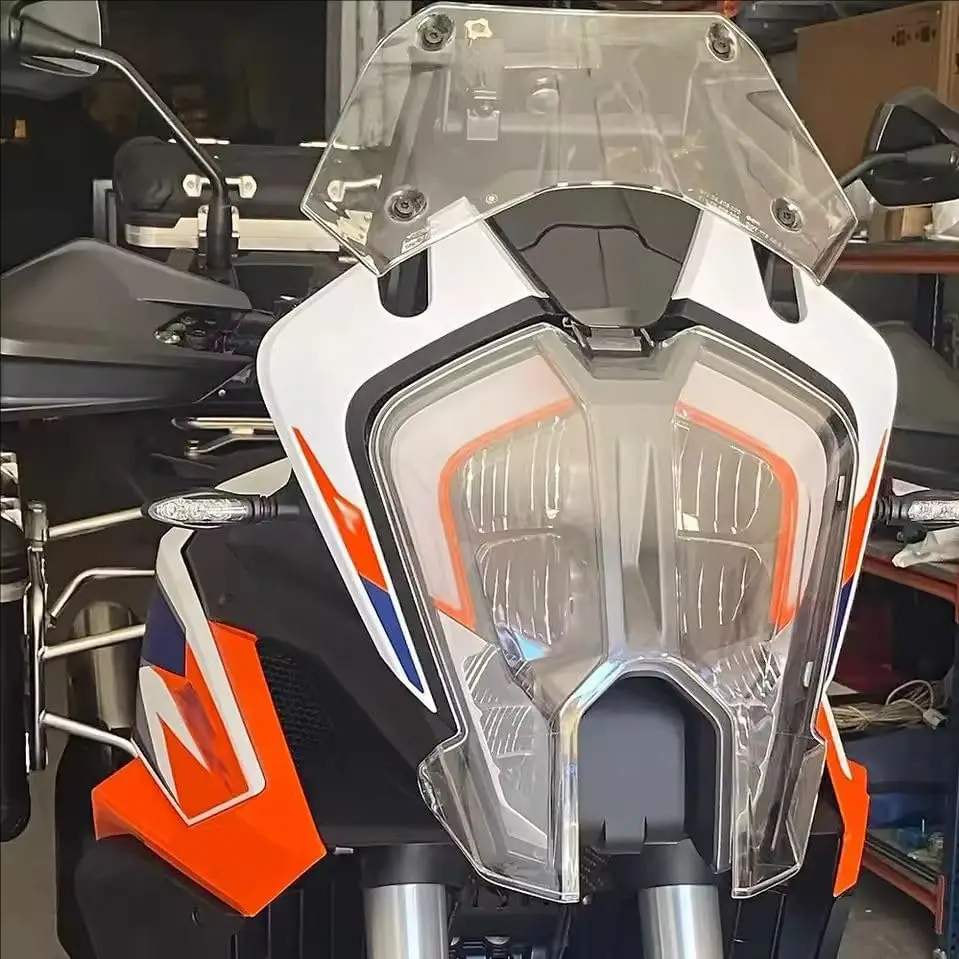 

New Motorcycle Transparent Headlight Guard Protector Cover Accessories For 1290 Super Adventure R/S 2021 - 2024