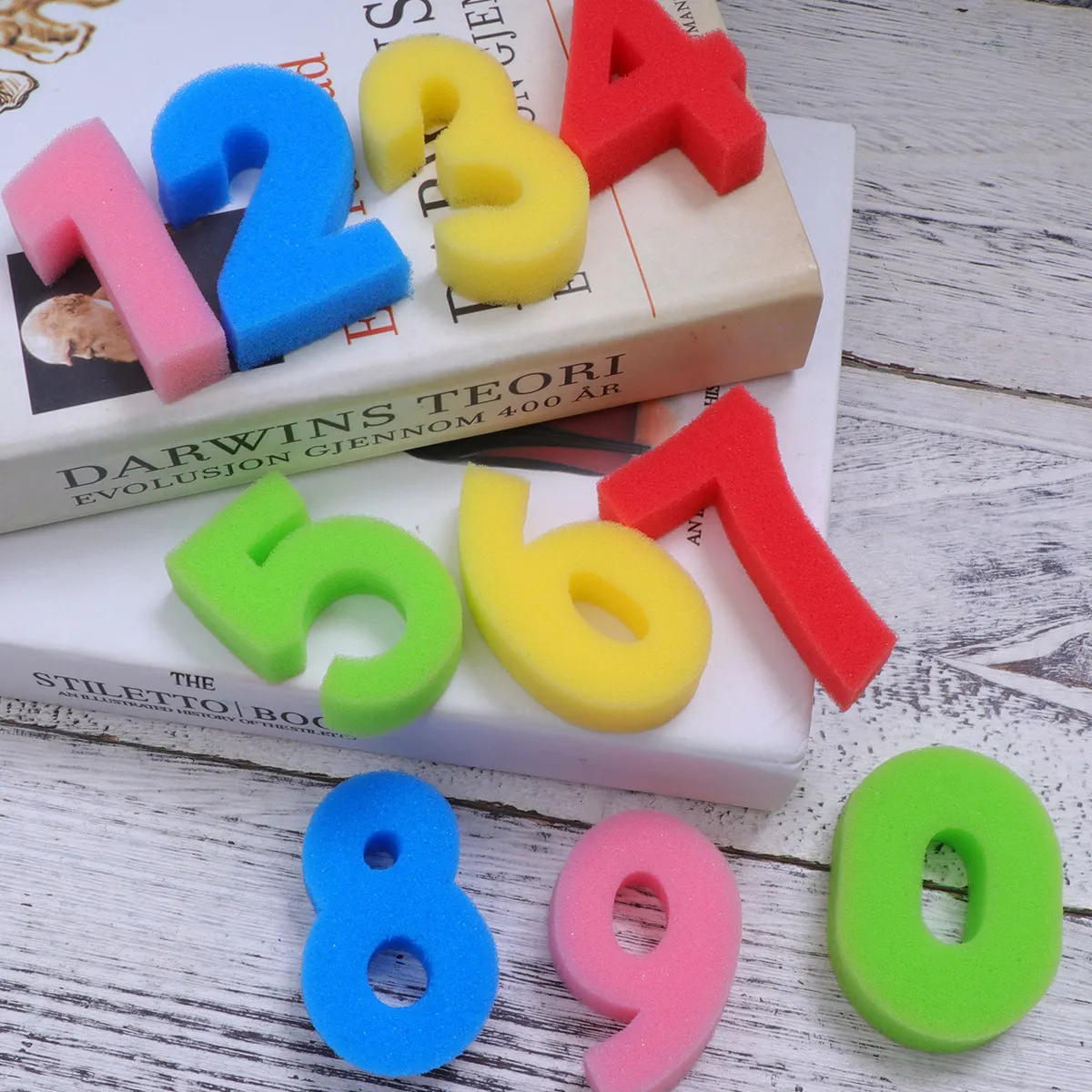 34Pcs Children's Painting Seal Sponge DIY Set Early Childhood Creative Stamp Tool for Drawing Painting Imagination Development