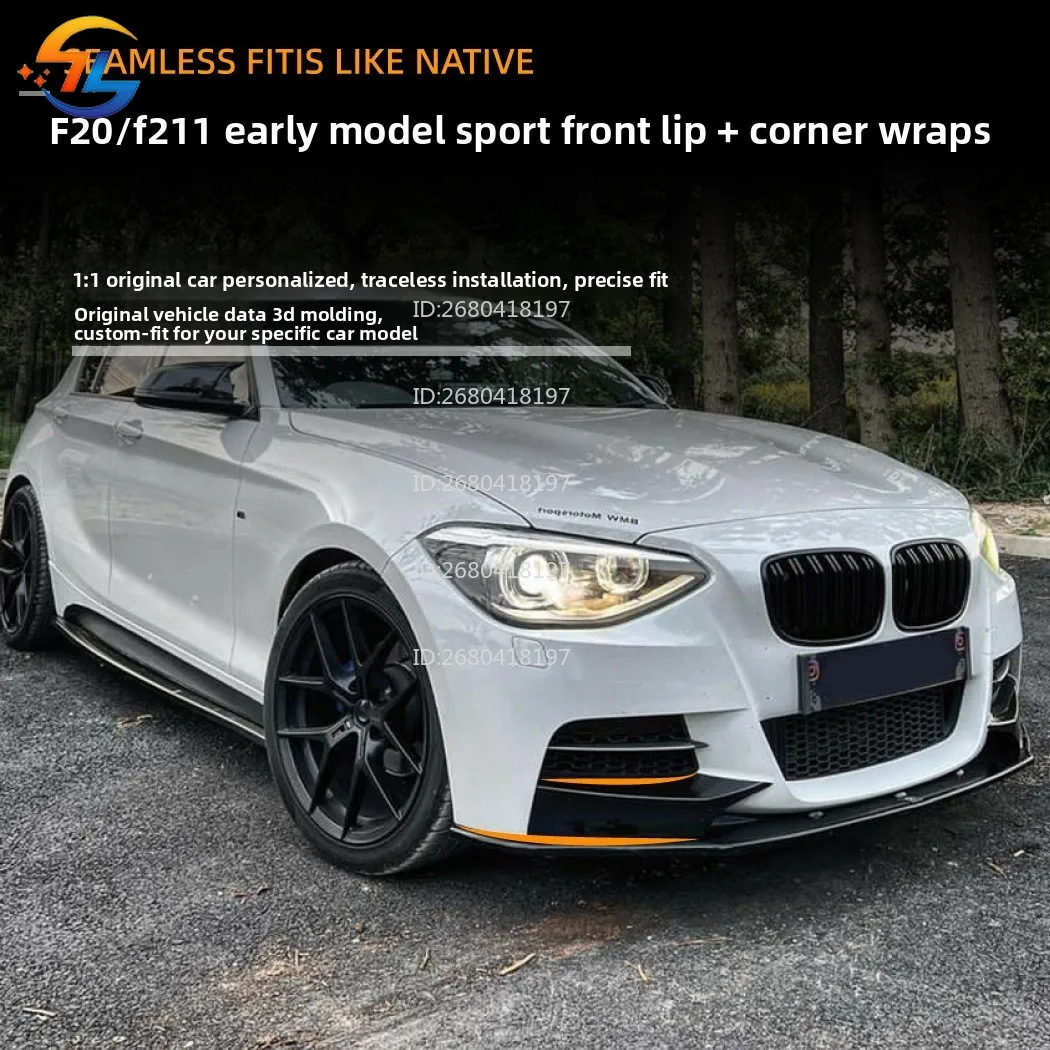 For BMW 1 Series Bmw F20/f21 Pre-Sport 2012-14 Front Lip Front Shovel Front Corner Modification