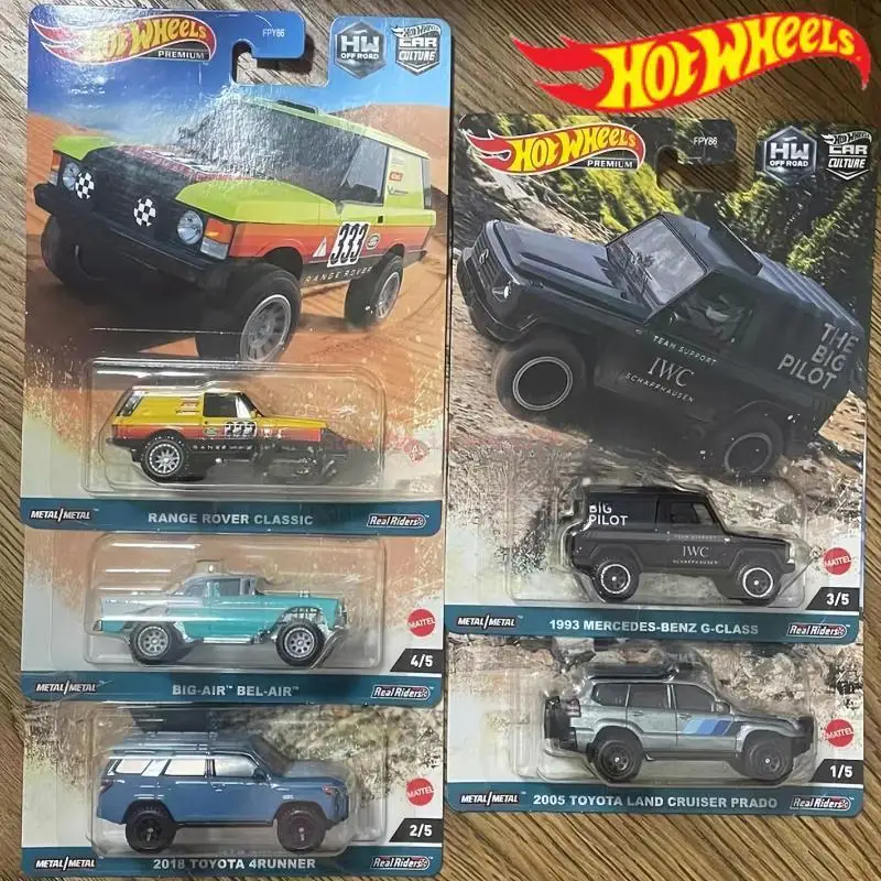 

Genuine In Stock Hot Wheels Premium Car Culture Off Road Set 1/64 Scale Collectible Diecast Vehicles FPY86-959F Boys Xmas Gifts