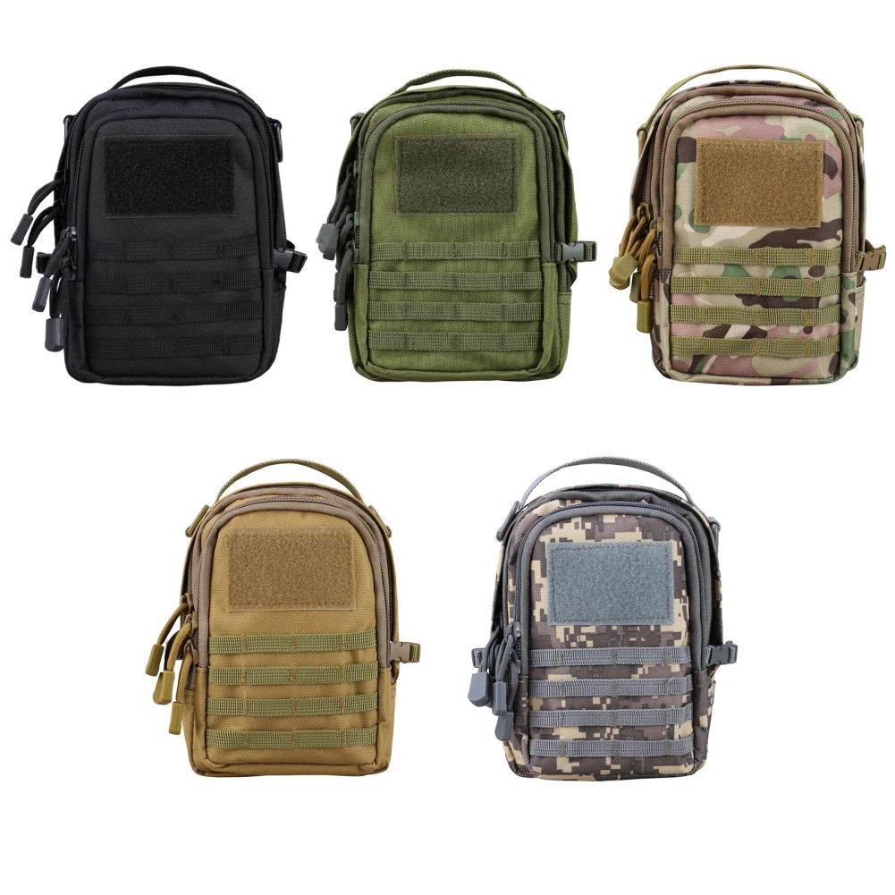 Nylon Tactical Bag Outdoor Molle Waist Backpack Accessories Hanging Bag EDC Gear Hunting Bag Gadget Purses Phone Waist Pouch