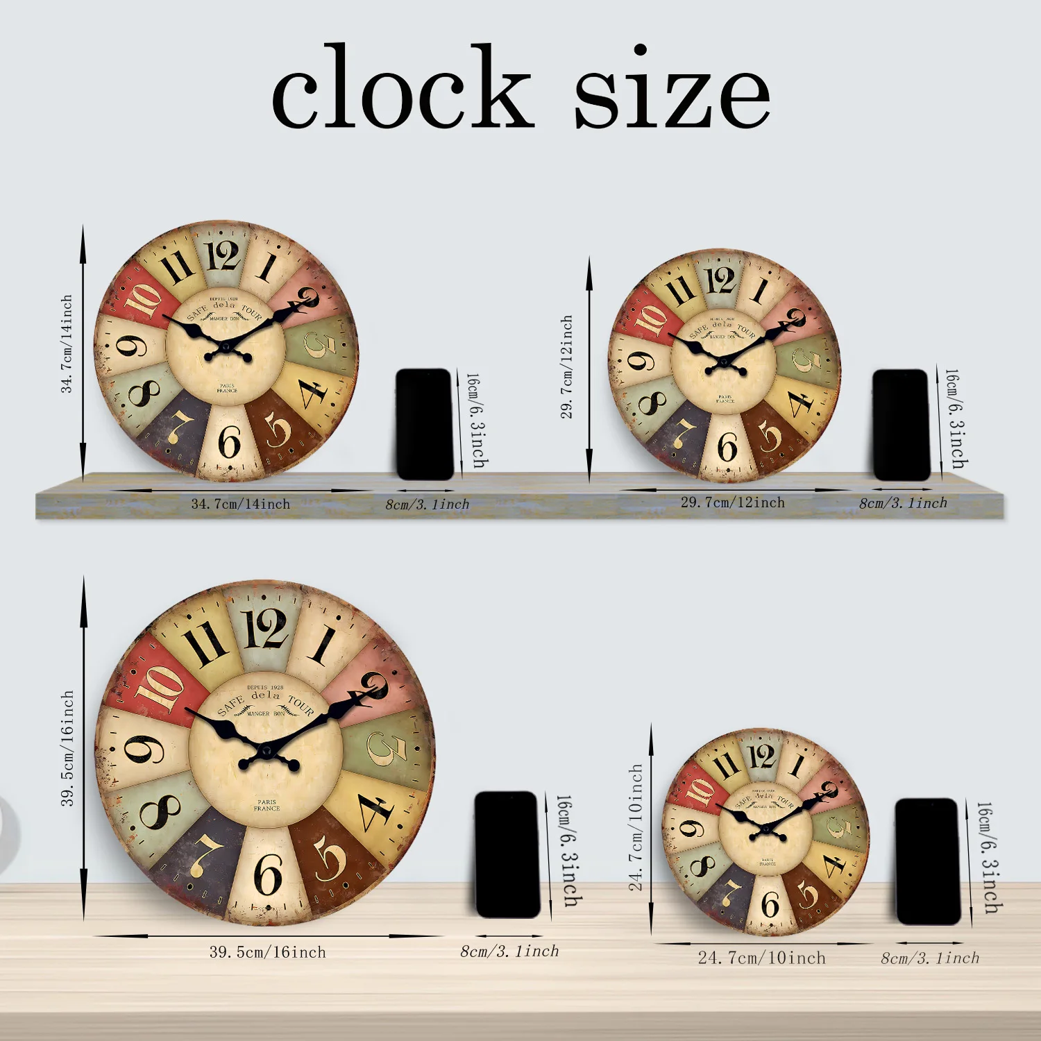 Thumbnail 3 - #83 Best Rated Silent Wall Clocks to Buy in 2026