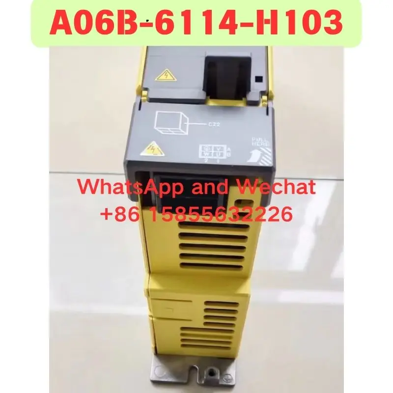 Used OEM disassembled parts Driver A06B-6114-H103 Functional test OK Fast Shipping