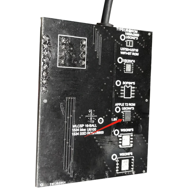 T2 Chip Read and Write Bios Socket for Macbook Air T2 Ssd Rom Typec Rom Holder