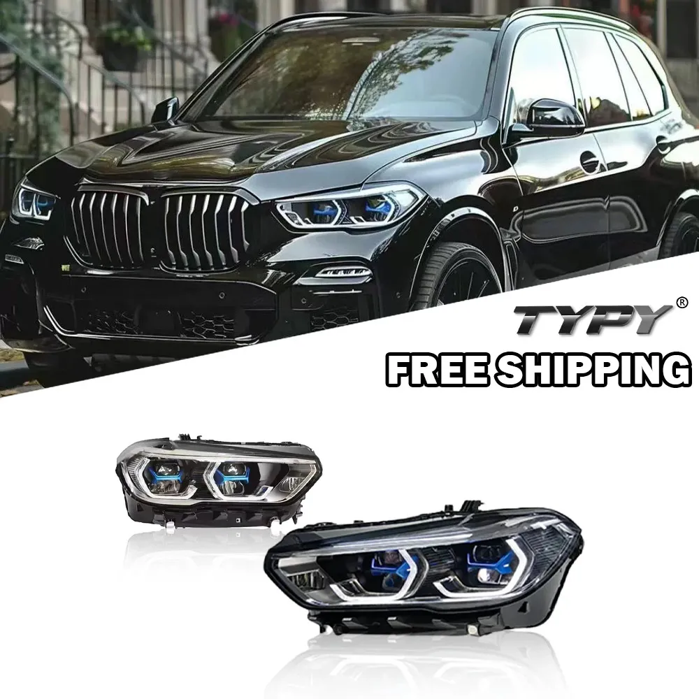 Car Head Lamps For BMW X5 G05 2019-2023 Upgrade Modified LED Headlights Dynamic Turn Signal Lamp Brake DRL Car Accessories