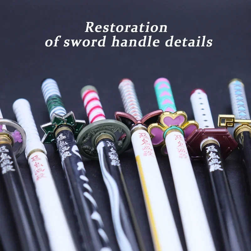 ^7.5 بوصة شيطان سالير نيشيرين بليد ورأى تلميح القلم السيف سبيكة نموذج تانجيرو كاتانا القلم أنيمي كيميتسو نو يابا سلاح RengokuToy