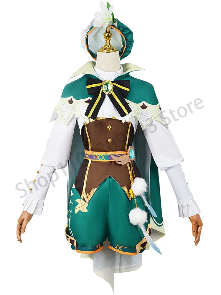 

Genshin Impact Wendi cos dress Wendi Tongren dress cosplay anime Fengshen Babatos game suit