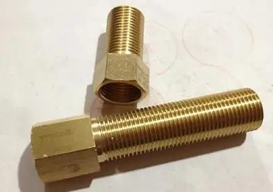 2pcs 1/2" Male -1/2" Female   Length 50mm or 70mm or 100mm  Brass Pipe Adapter Coupler Connector