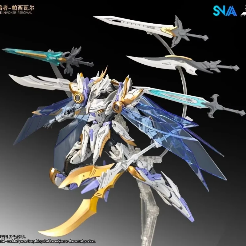 متوفر Snaa Hg 1/144 Sc-009 الإلهي Invoker-Percival طبعة فاخرة أطقم منمذجة فرسان الطاولة المستديرة ألعاب شخصيات الحركة الهدايا #5