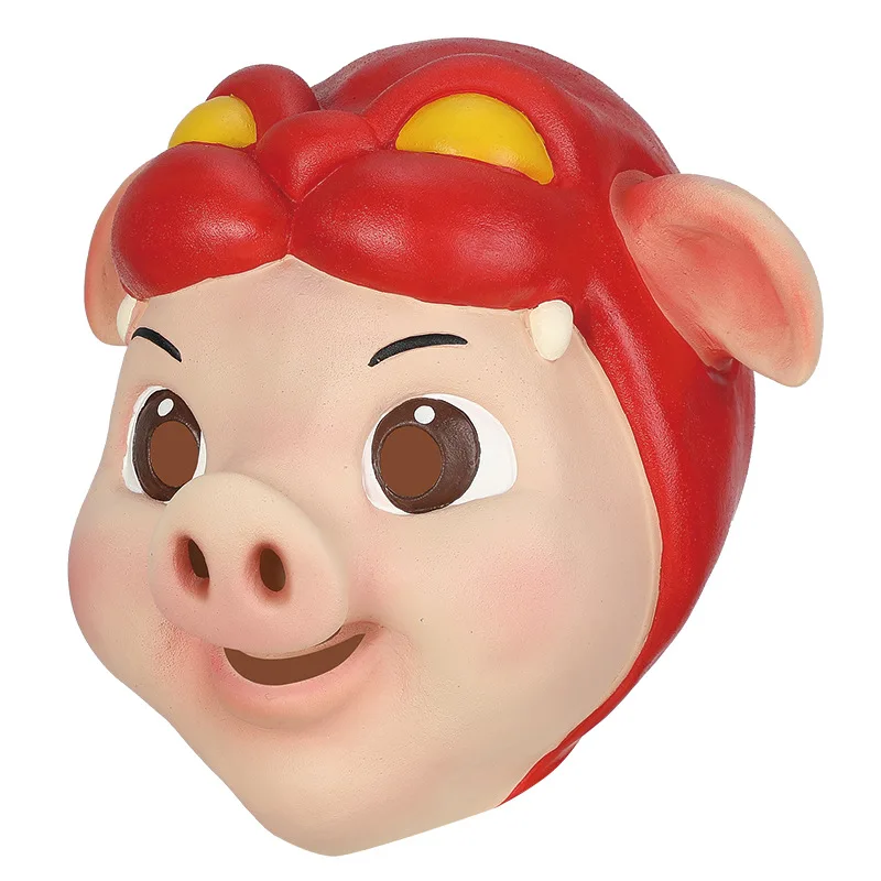 Schweinemaske Halloween Tier-Cosplay-Maske | Maskerade-Party Kostümzubehör Requisiten – Detail 8