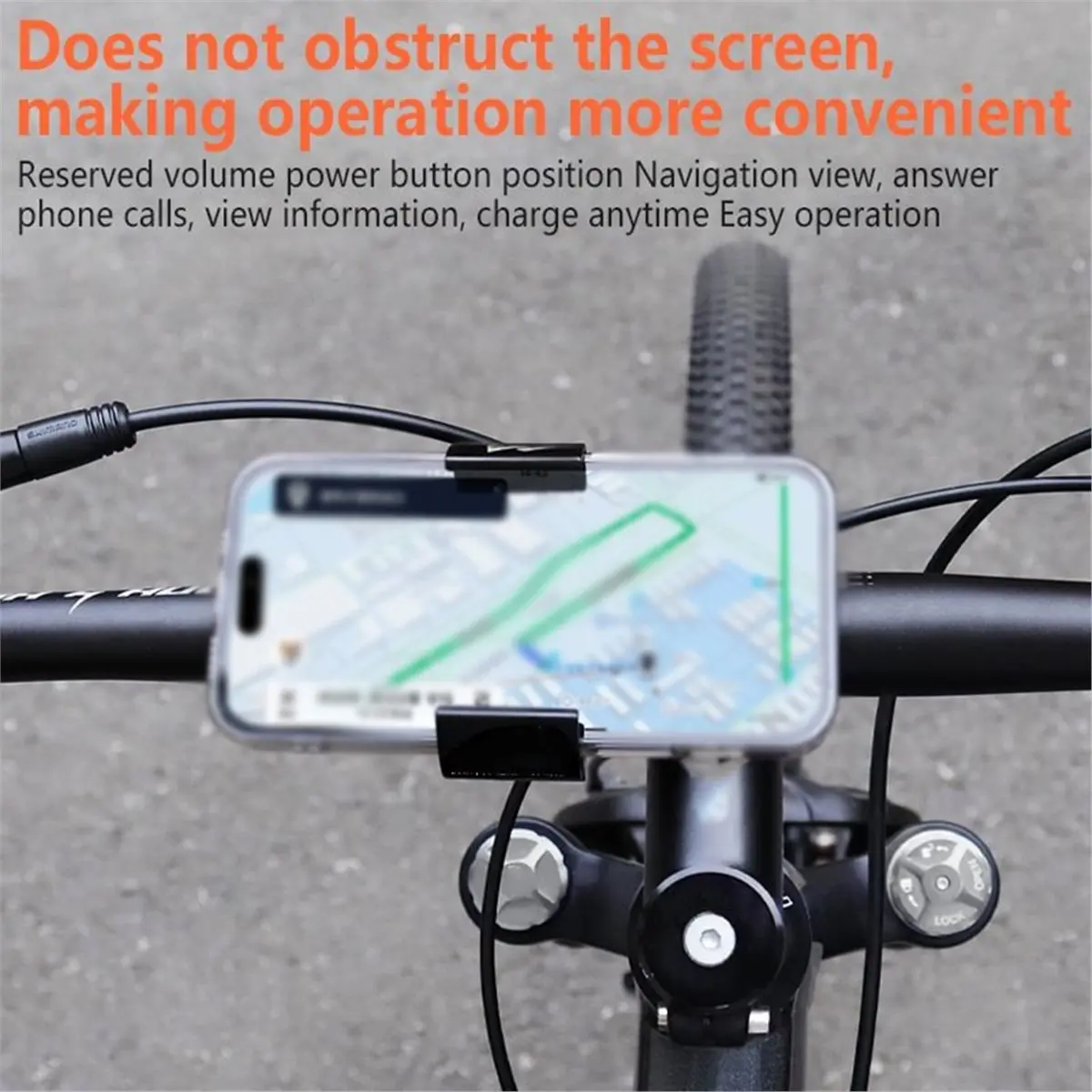 update. Concealed Aluminum Alloy Phone Holder for Mountain Bikes Anti-Slip and Shock-Absorbing A Cycling Accessory