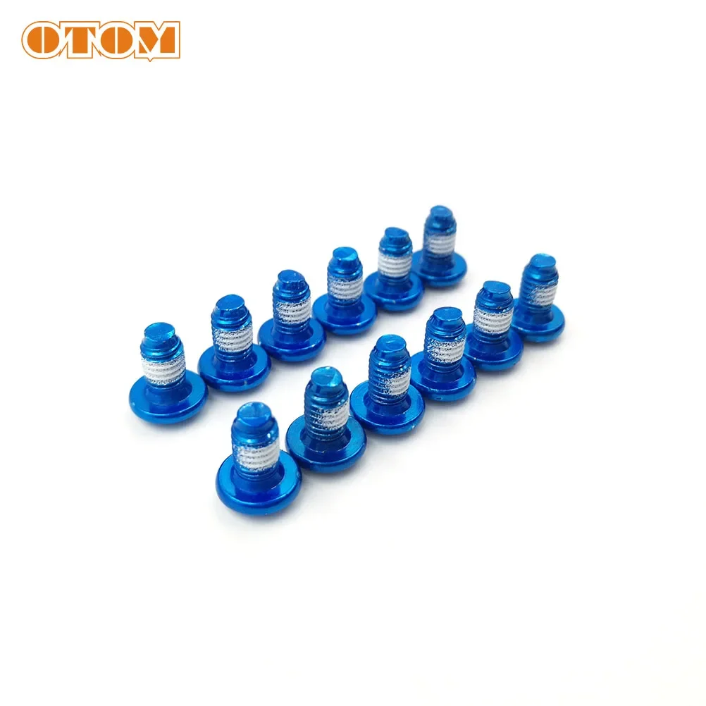 AliExpress OLOME OTOM 12 Pcs Colorful Brake Disc Bolts Motorcycle Front Rear Brake Mounting Screws for SURRON Light-bee X S Dirt Bike Accessories