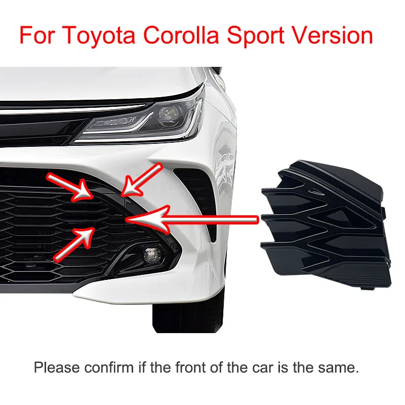 

1pcs Front Bumper Towing Hook Cover Cap For Toyota Corolla Sport Version 2021