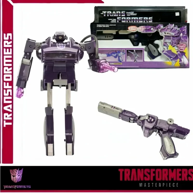 TransDevices-Robot KO Version G1 Action Figure, Shockwave, Glowing Sound, Boy Hobby Collection, Cadeau de vacances, Série de jouets, En stock