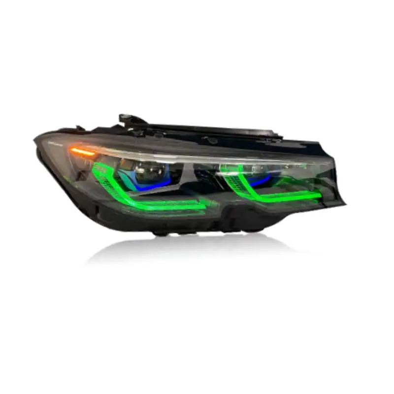 For BMW 3 Series G20 G21 Automotive Headlights 2019-2022 RGB Daytime Running Light Switch Turn Signal Light