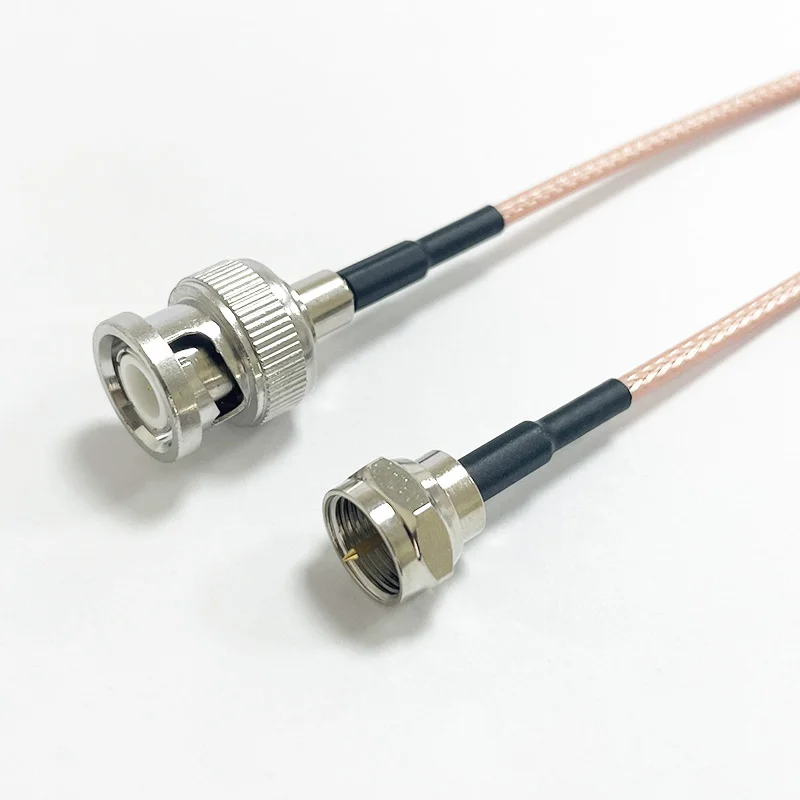 F-Type Male to BNC Male 50-Ohm Coax Low Loss RG316 Jumper Coax Cable