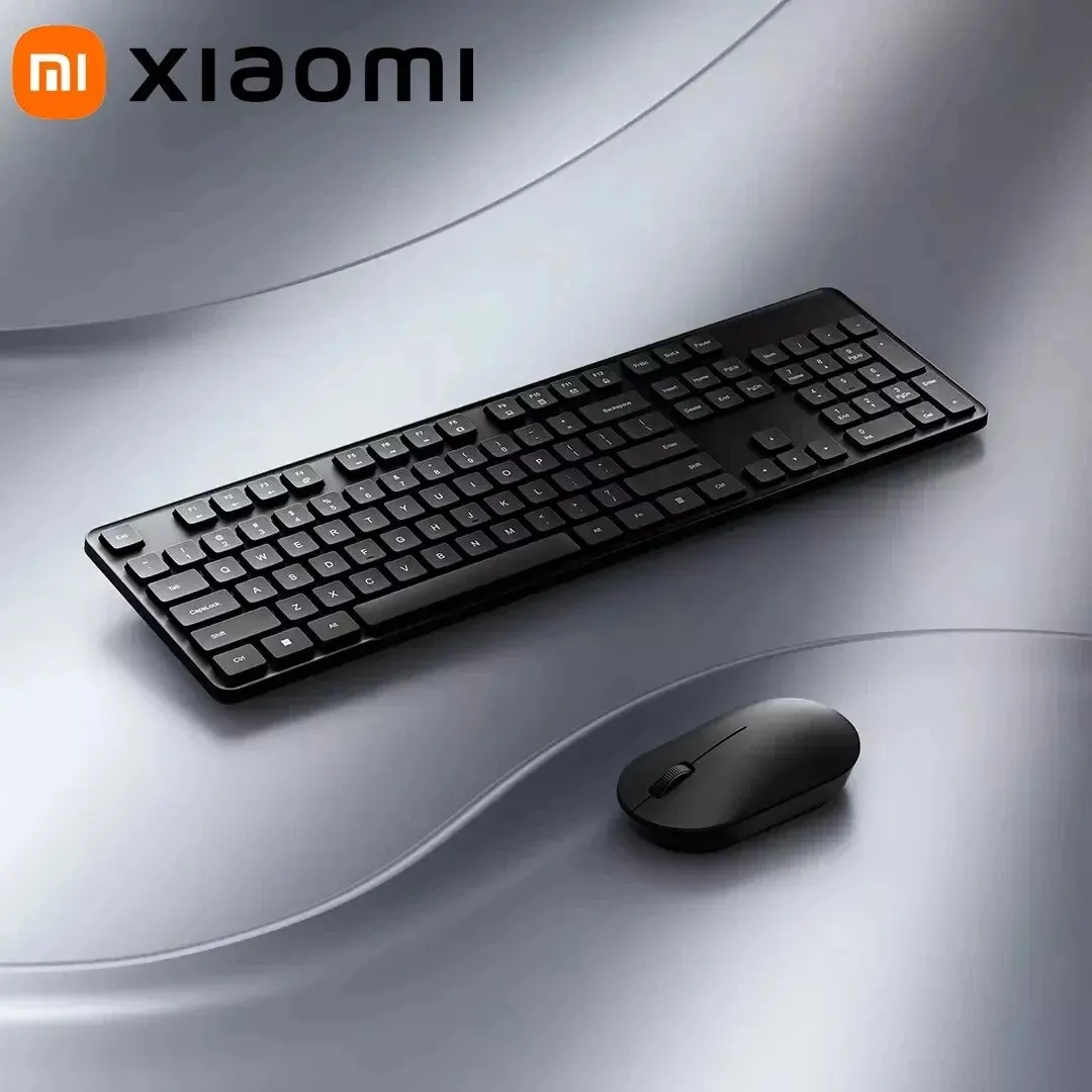 Original Xiaomi Wireless Keyboard and Mouse Set 2 USB-A Interface 104 Keys 2.4GHz Wireless Connection Fn Shortcut Keys Office