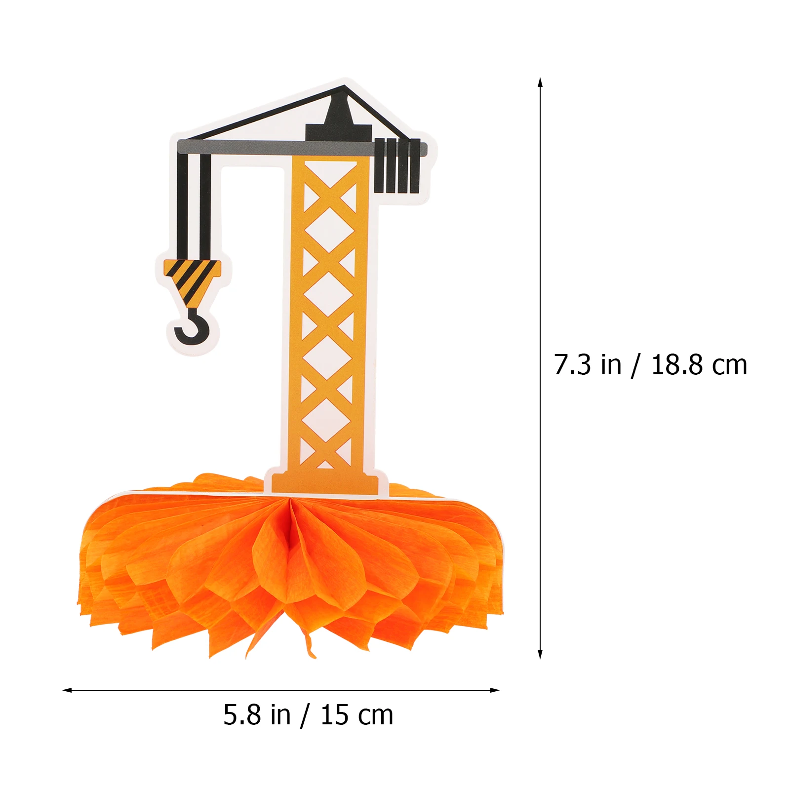 

9pcs Honeycomb Ornaments Birthday Party Decorations Construction Car Vehicle Supplies Racing Theme Centerpieces for Kids