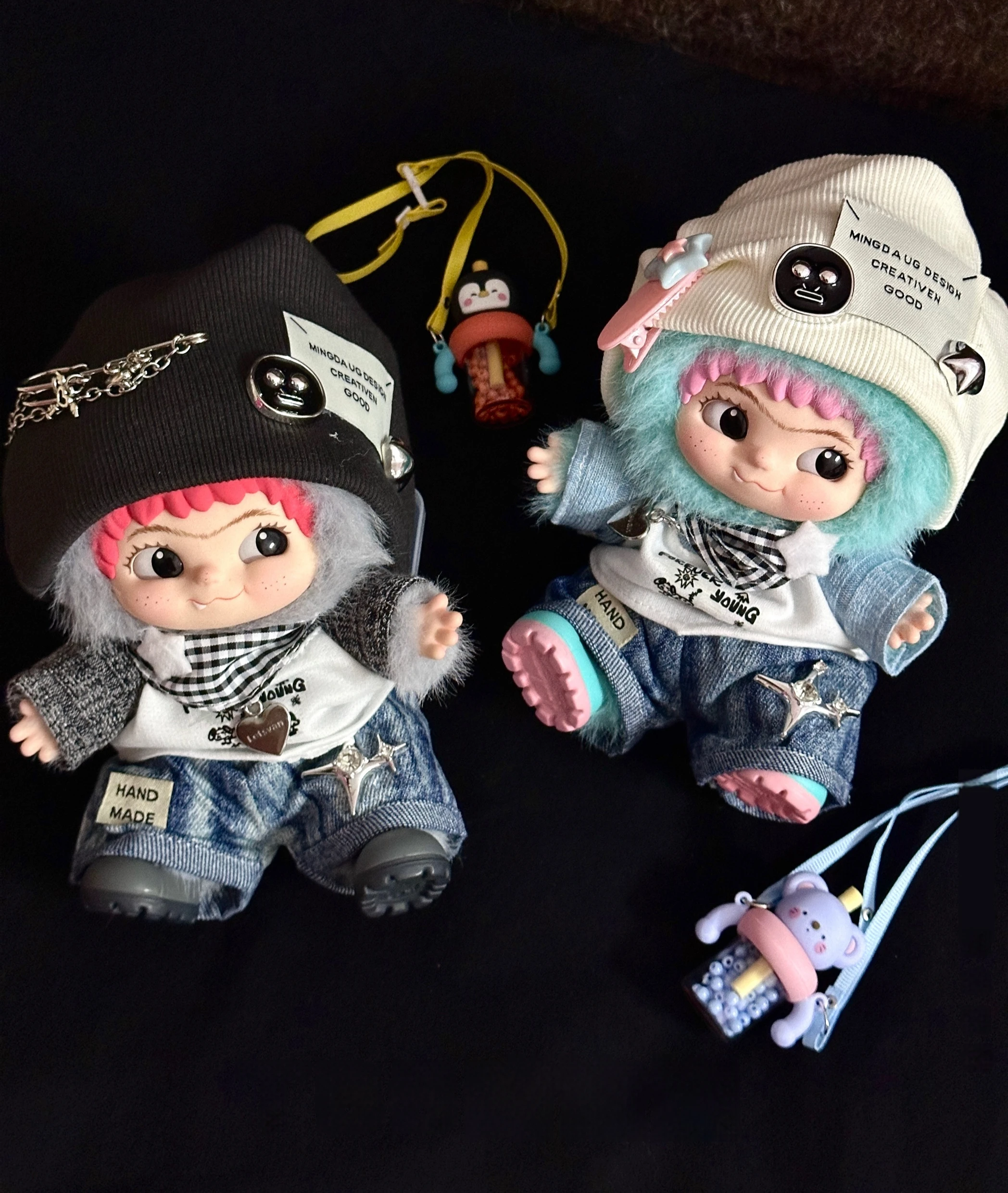 Solo ropa, ropa para muñecas de 20cm, caja ciega de algodón, ropa para muñecas de peluche, ropa para muñecas Wow Cool Wakuku, conjunto de múltiples estilos