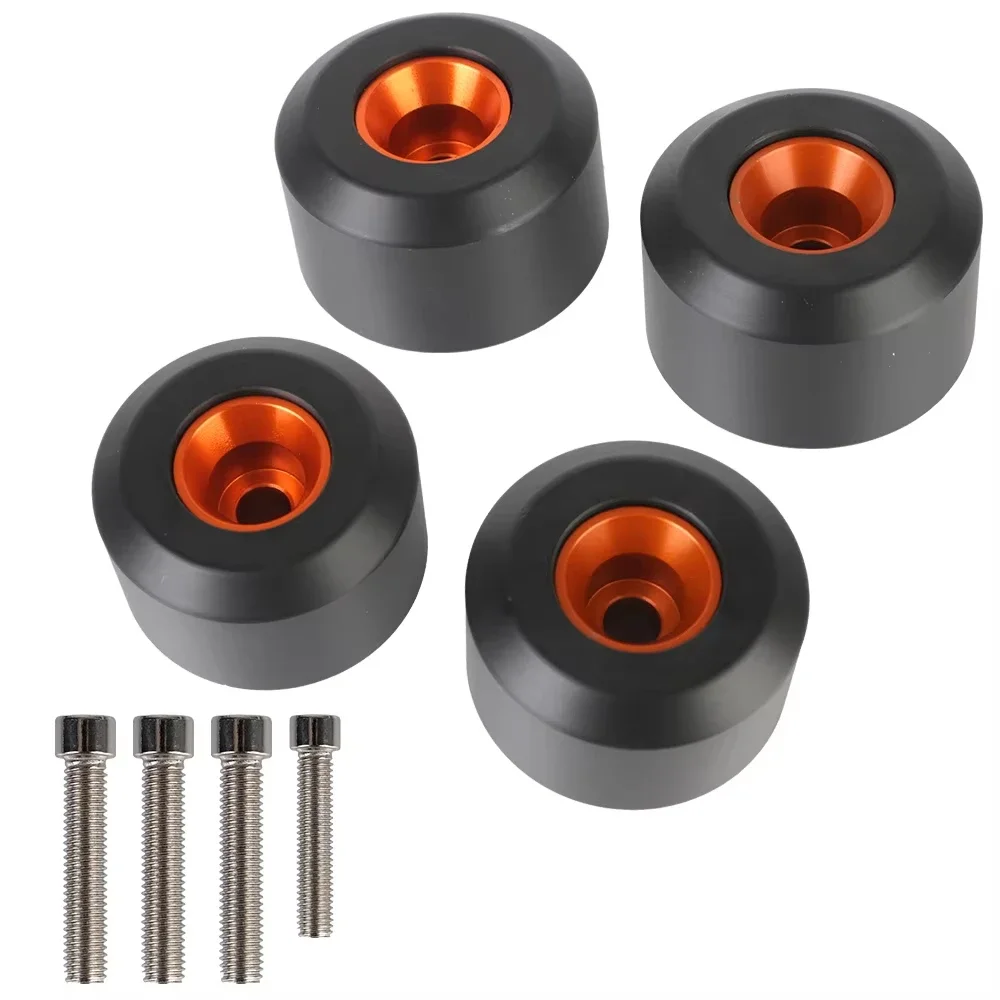 Waximoto fit for Husqvarna Vitpilen/Svartpilen 401Aftermarket Front Rear Axle Wheel Slider Protector Guard Aluminum POM Plastic