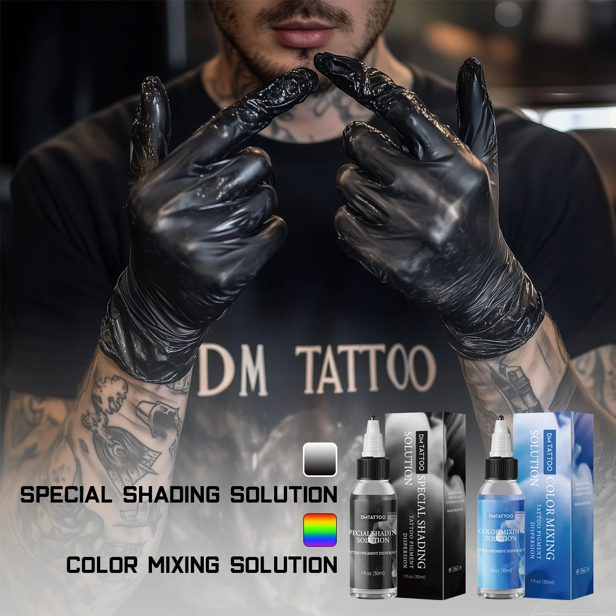 30/120ml Tattoo Color Mixing Solution Special Shading Solution Blending Agent Pigment Enhancer Tattoo Ink Diluent Thinner