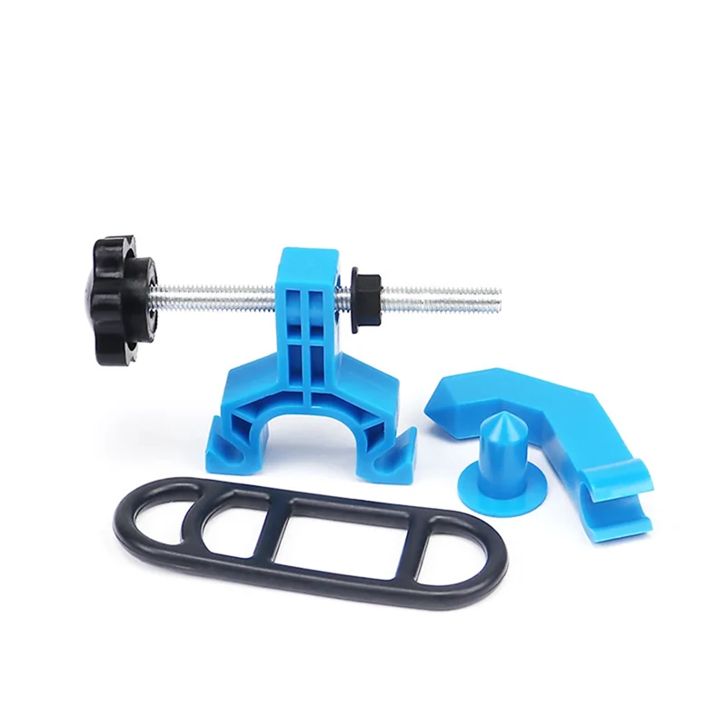 Mini soporte Truing para rueda de bicicleta, herramientas de ajuste de llantas de bicicleta MTB, herramientas de reparación de ruedas, accesorios de ciclismo, azul