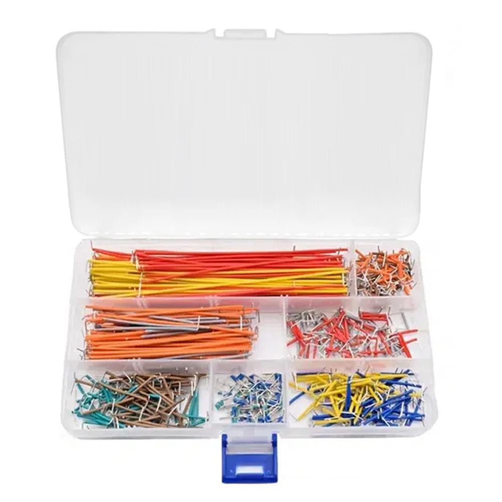 140/560/840 U Shape Wire Bridges with Clear Box Breadboard Jumper Cable Wire Kit for PCB Bread Board Prototyping Circuits