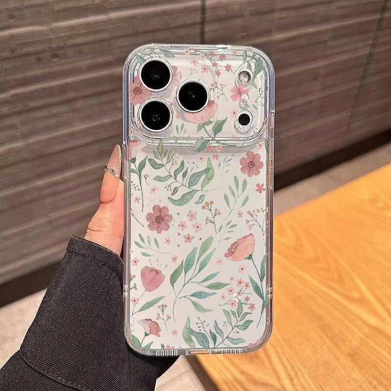 Cute Flowers Pink Phone Case For Infinix Smart 10 9 8 7 6 Hot 60 Plus 50i 50 40 40i 30i 30 Play Note 30 40 50 Pro Clear Casing - view 6