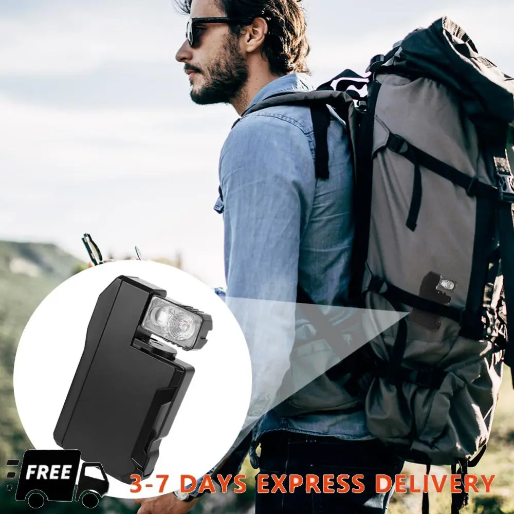 

Карманный фонарик 400LM, перезаряжаемый светодиодный брелок для кемпинга на открытом воздухе (черный)