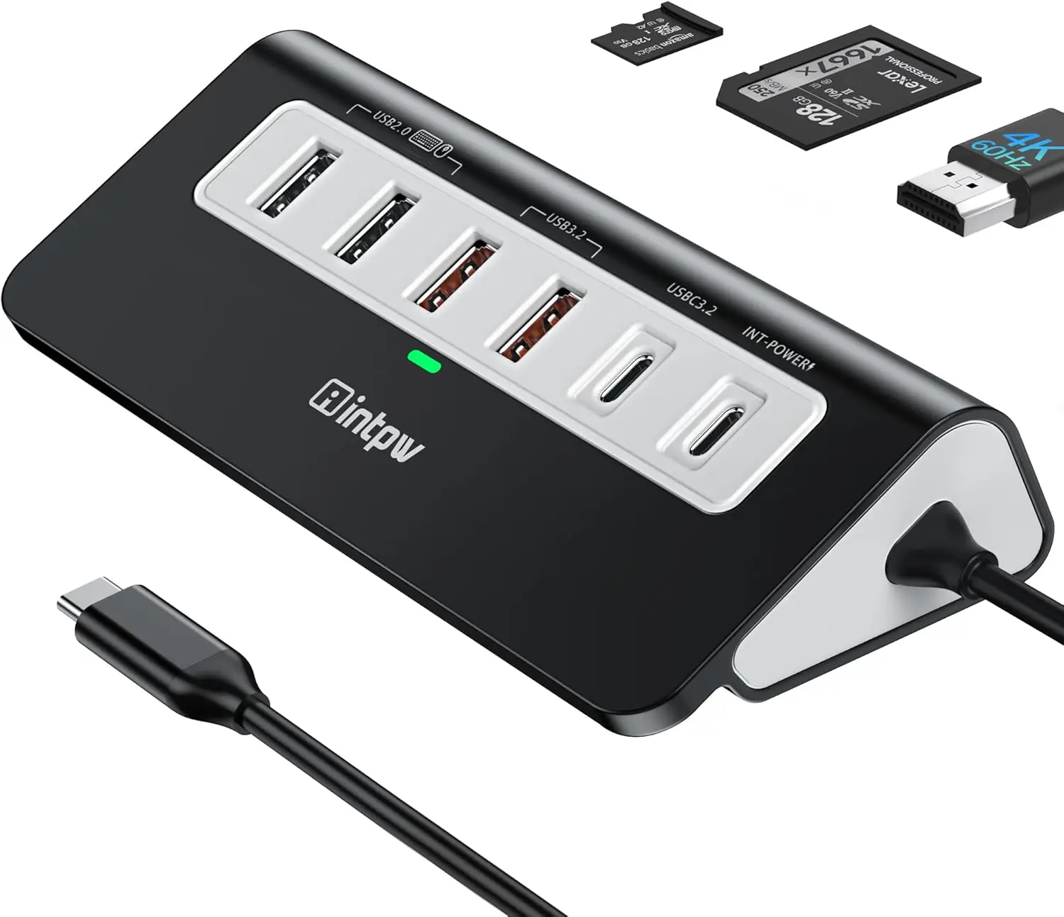 

9-in-1 USB C Hub with 4K HDMI, 10Gbps Ports, PD 100W Charging for Laptops and Phones