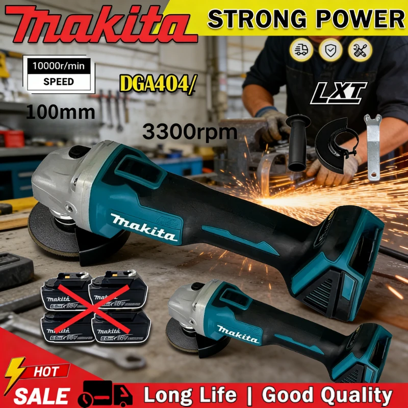 meuleuse-d'angle-electrique-sans-fil-makita-dga404-brushless-100-mm-pour-metal-et-bois-–-outil-de-poncage-polissage-et-decoupe