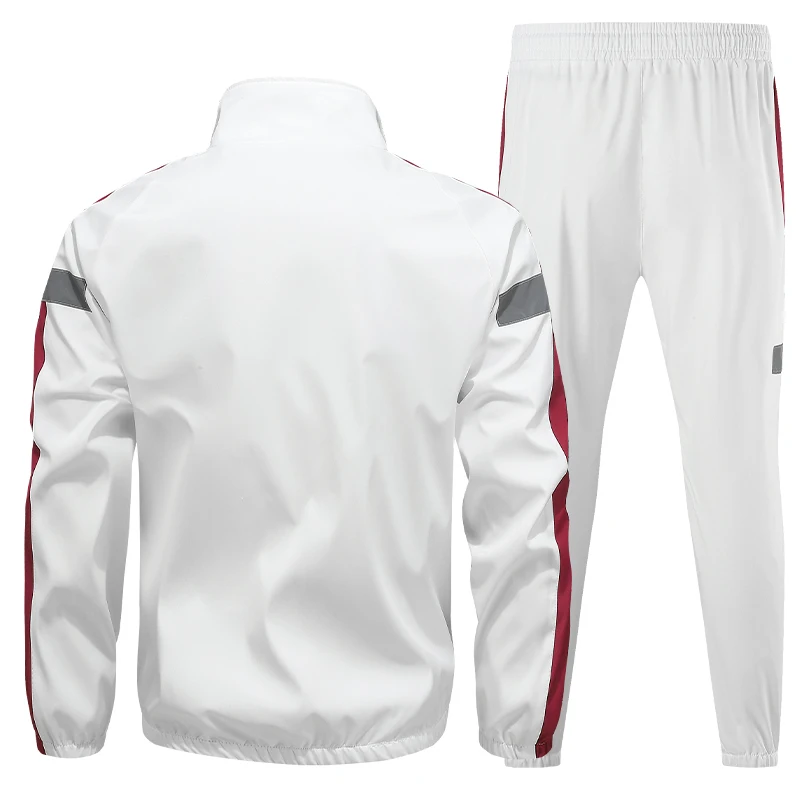 2Pcs Men Tracksuit Hoodie Tops - Jogger Sweatpants Men บทวิจารณ์และราคา