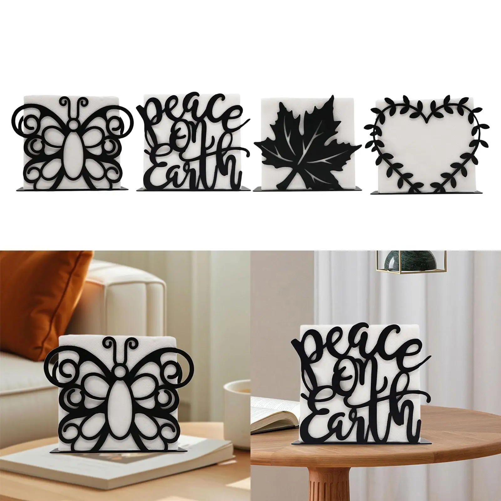 

Держатель для салфеток для стола, вертикальное хранилище салфеток для пикника, бара, столовой, кухни