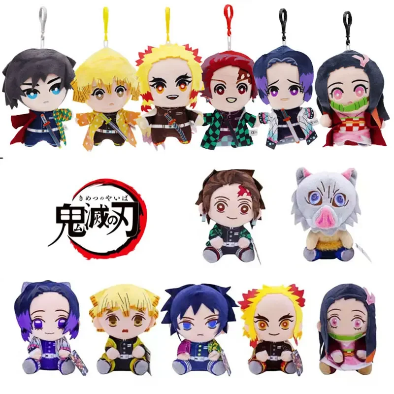 

Anime Demon Slayer Plush Tomioka Giyu Kamado Tanjirou Kamado Nezuko Agatsuma Zenitsu Plush Doll Peluche Women Gift