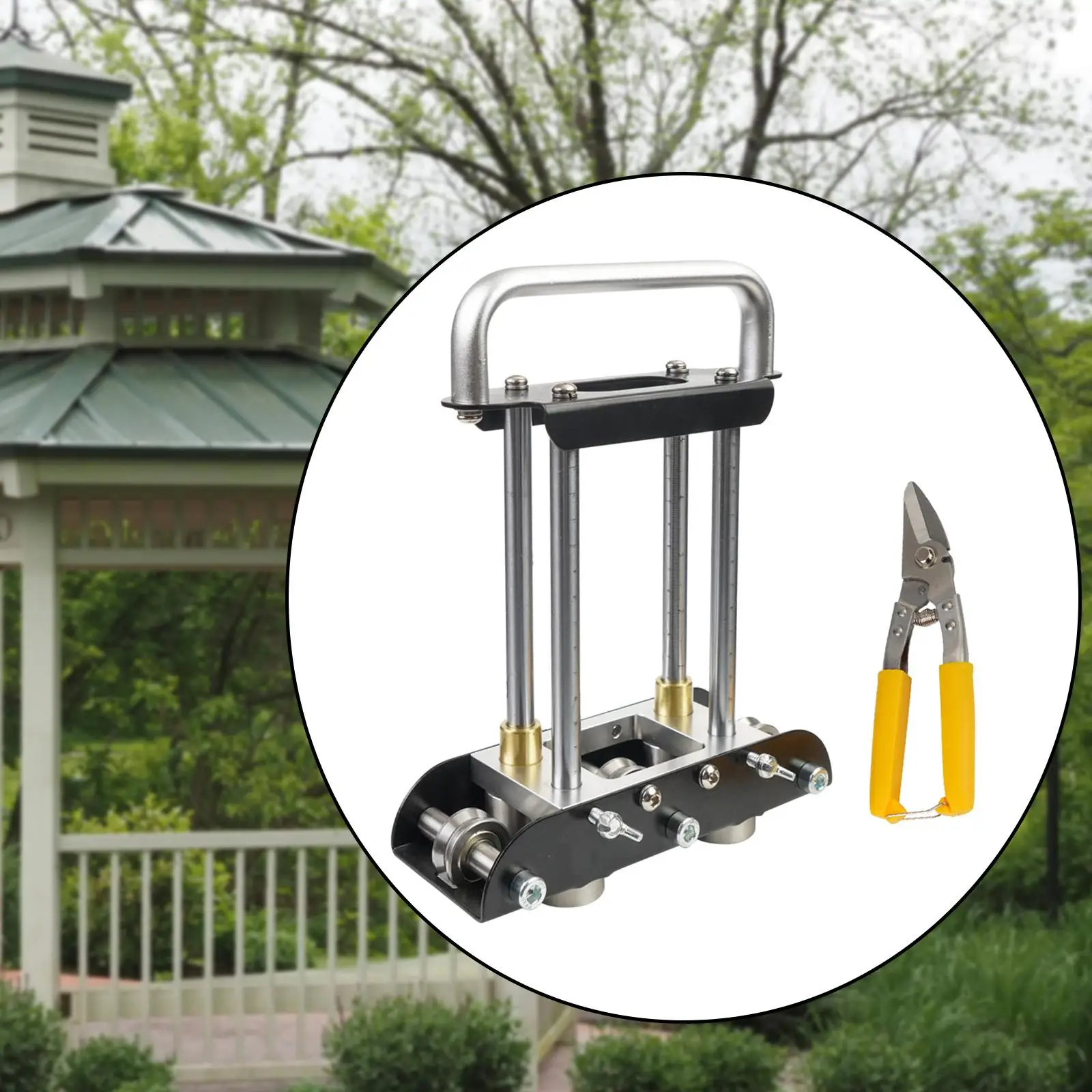 Heavy Duty Hand Sheet Metal Bender Edge Roller Machine Adjustable Bending Tool for Roof Sheet Fabrication